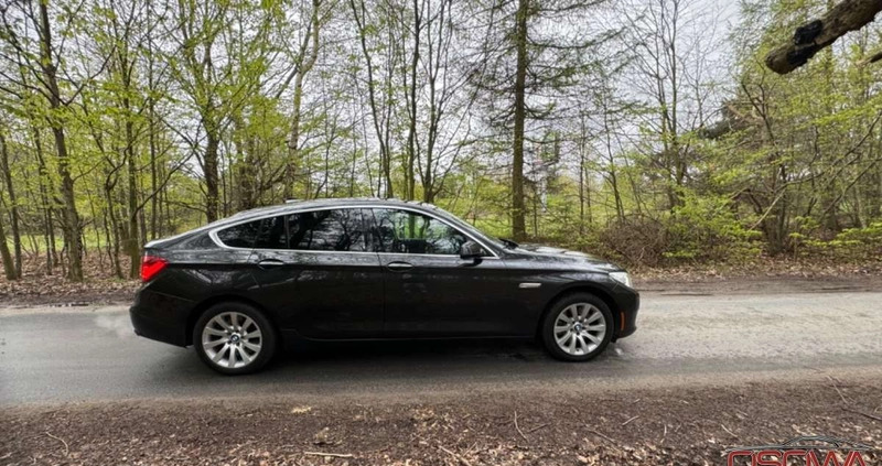 BMW 5GT cena 69777 przebieg: 98000, rok produkcji 2011 z Trzebnica małe 781